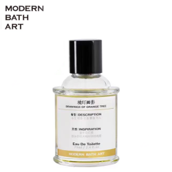 Modern Bath Art-DRAWINGS OF ORANGE TREE Perfume